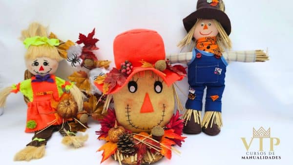 Curso de espantapajaros decorativos
