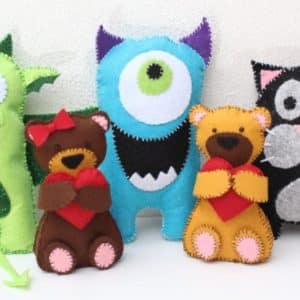 Curso muñecos de fieltro niños