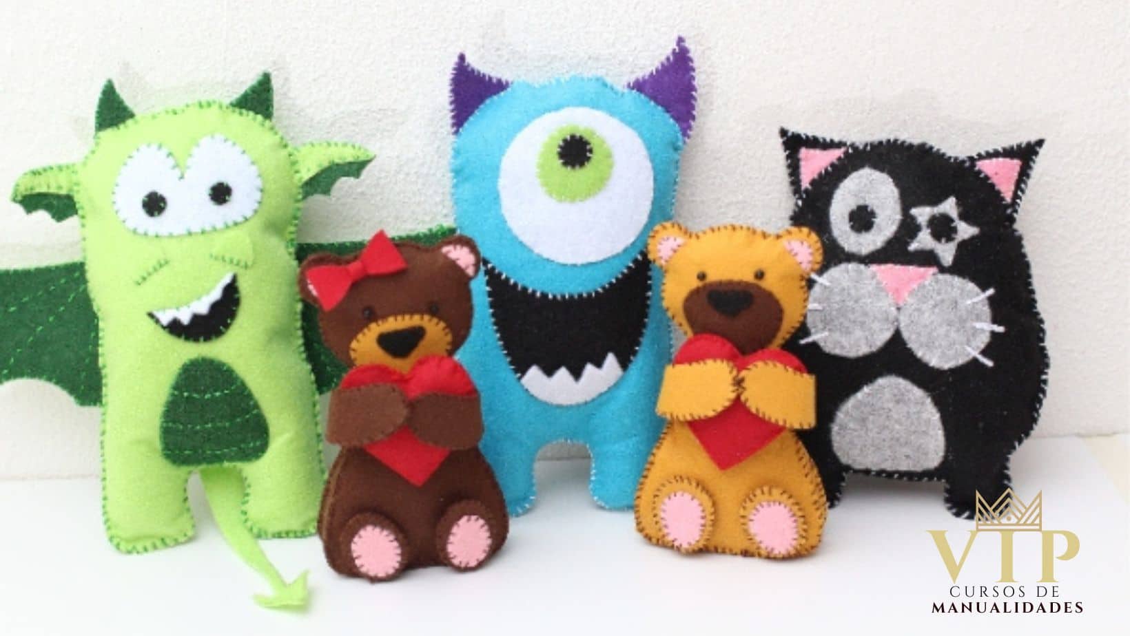 Muñecos de fieltro para niños