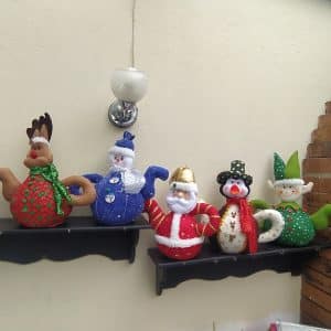 TETERAS NAVIDEÑAS EN FIELTRO