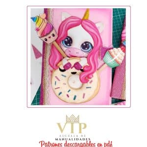 Libreta unicornia patrones imprimibles