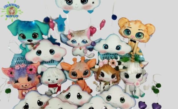 Bichitos voladores – Movil decorativo habitación infantil