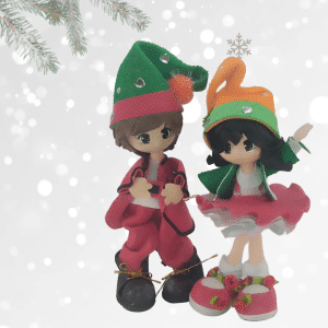 Curso 2 fofuchas duende (Niño y niña)