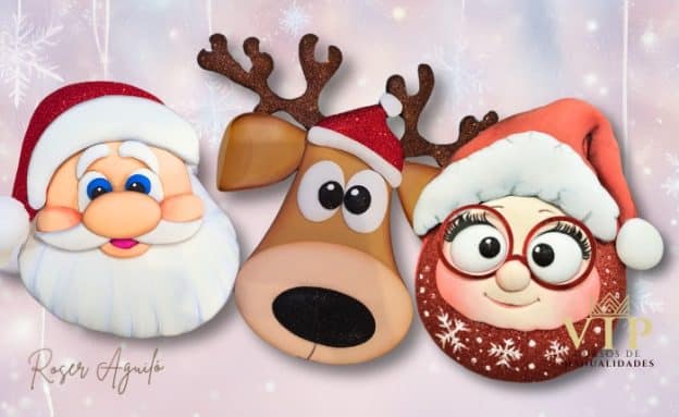 Esferitas Navideñas de la Familia Noel